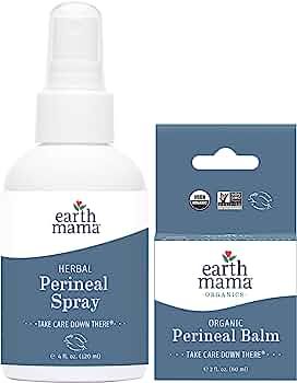 Earth Mama Postpartum Recovery Kit | Take Care Down There® with Organic Perineal Balm & Herbal P... | Amazon (US)