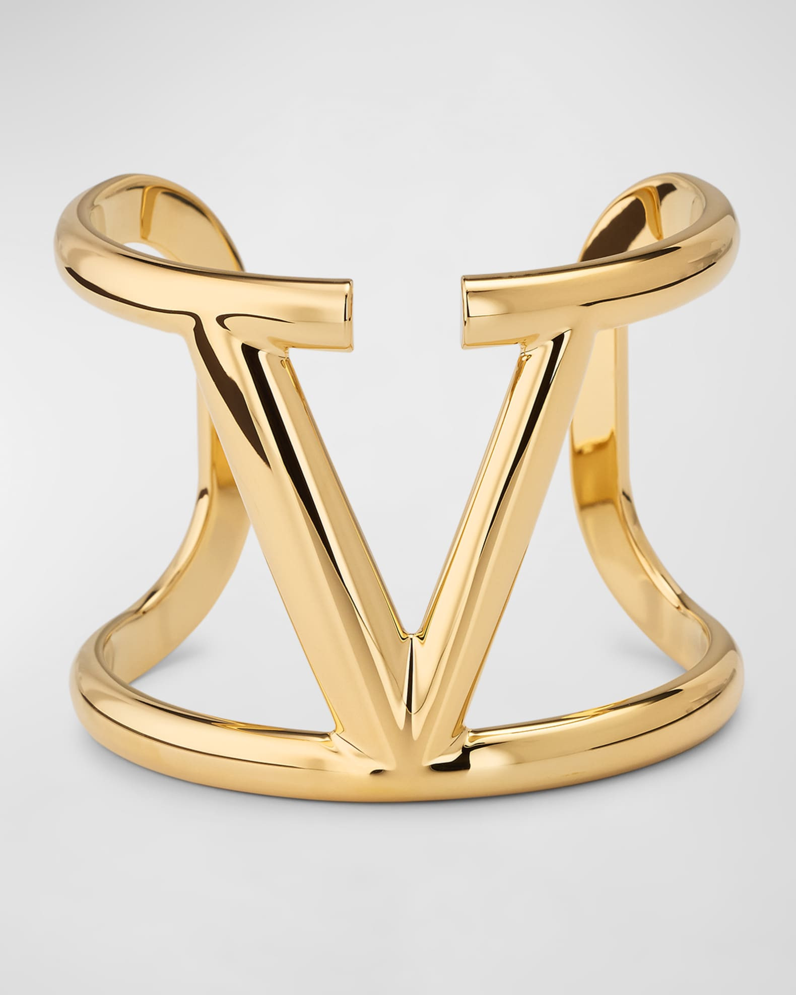 V Logo Cuff Bracelet | Neiman Marcus