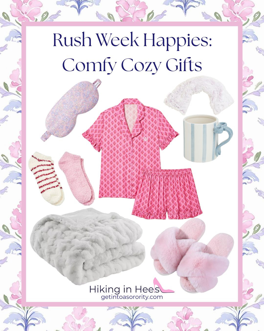 “Rush Happies” are the perfect way to let your daughter know you’re thinking about her and cheering her on during rush!! A small, thoughtful gift is all there is to it! Here’s a list of our favs certain to make any college girl happy✨👠 

 #sororityrush #sororityrecruitment #sororitystyling #sororityrushprep #rushgifts #giftideas #sororityrushcoach #sororityrushconsultant #sororityconsultant #rushconsultant #sororityrecruitmentconsultant #sororityrecruitmentcoaching #rushtok #sororityrecruitmentcoach #gogreek #readyforrecruitment #recruitmentready #rushready #hikinginheels