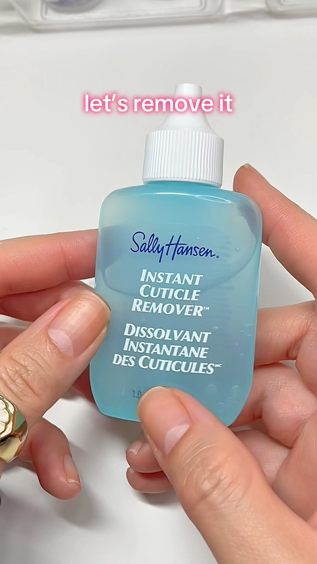 - Proximal nail fold: The skin at the base of the nail, commonly referred to as your “cuticles. Your nail folds are protective barrier of living tissue that should not be cut. The dried/stretchy bits are keratinized skin that tends to grow more thickly after it’s been cut, as a defense mechanism. That’s why you get stuck in a vicious cycle of feeling like you need to keep cutting it. ❌

- Cuticle: The dead skin stuck to the nail plate (it shows up as the nail grows) ✅

⚠️ A common misconception is that cuticle remover is supposed to fix overgrown nail folds. It does not. 

The best thing you can do to improve your nail folds is to gently nudge them back daily, and moisturize the skin. I like to use a nail oil and hand cream throughout the day, and then apply Aquaphor at night. Do this daily for a few months to see results. 🌱

Exception: Hangnails. It’s okay to safely clip those. 👌🏻

Why use cuticle remover on the nail plate? It helps create a nice smooth surface for nail polish to adhere to, so you get more wear time. 💅

#nails #nailcare 

#LTKBeauty