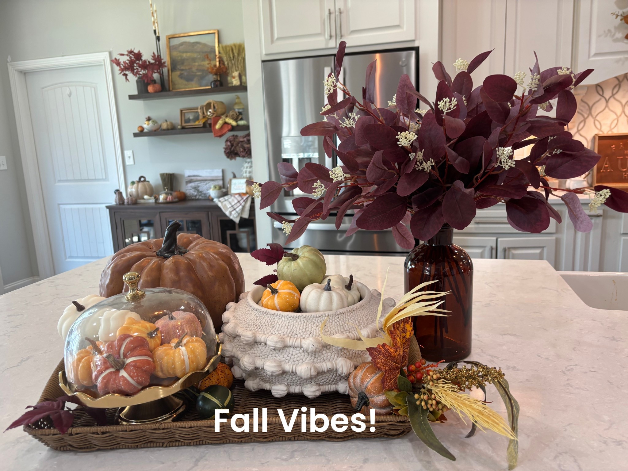 Fall Vibes!! #fall #falldecor #autumn #styling #interiordesign #cozy #pumpkins #september 

#LTKSeasonal #LTKHome #LTKFindsUnder50