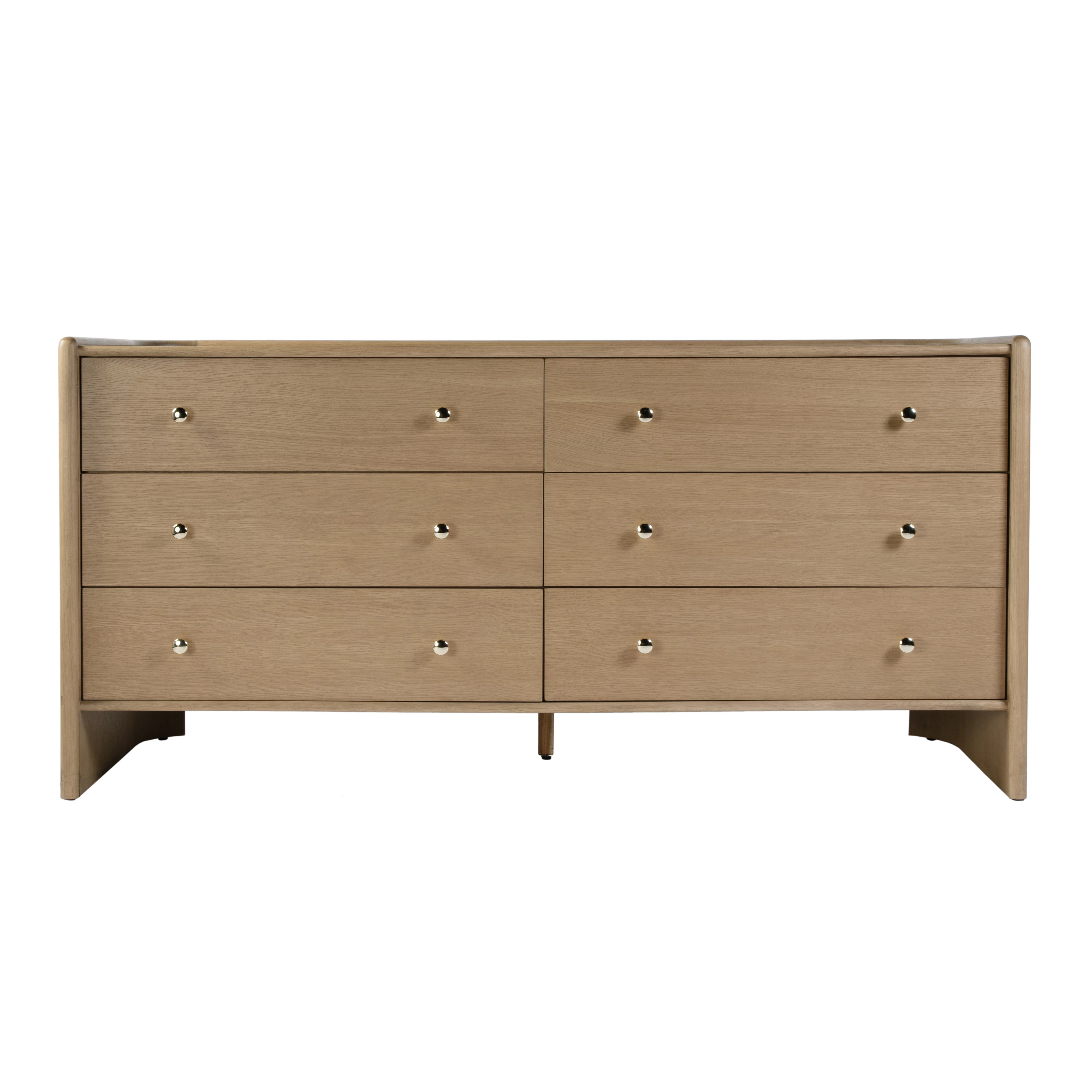Mallory 6-Drawer Rounded Back Dresser | Joss & Main