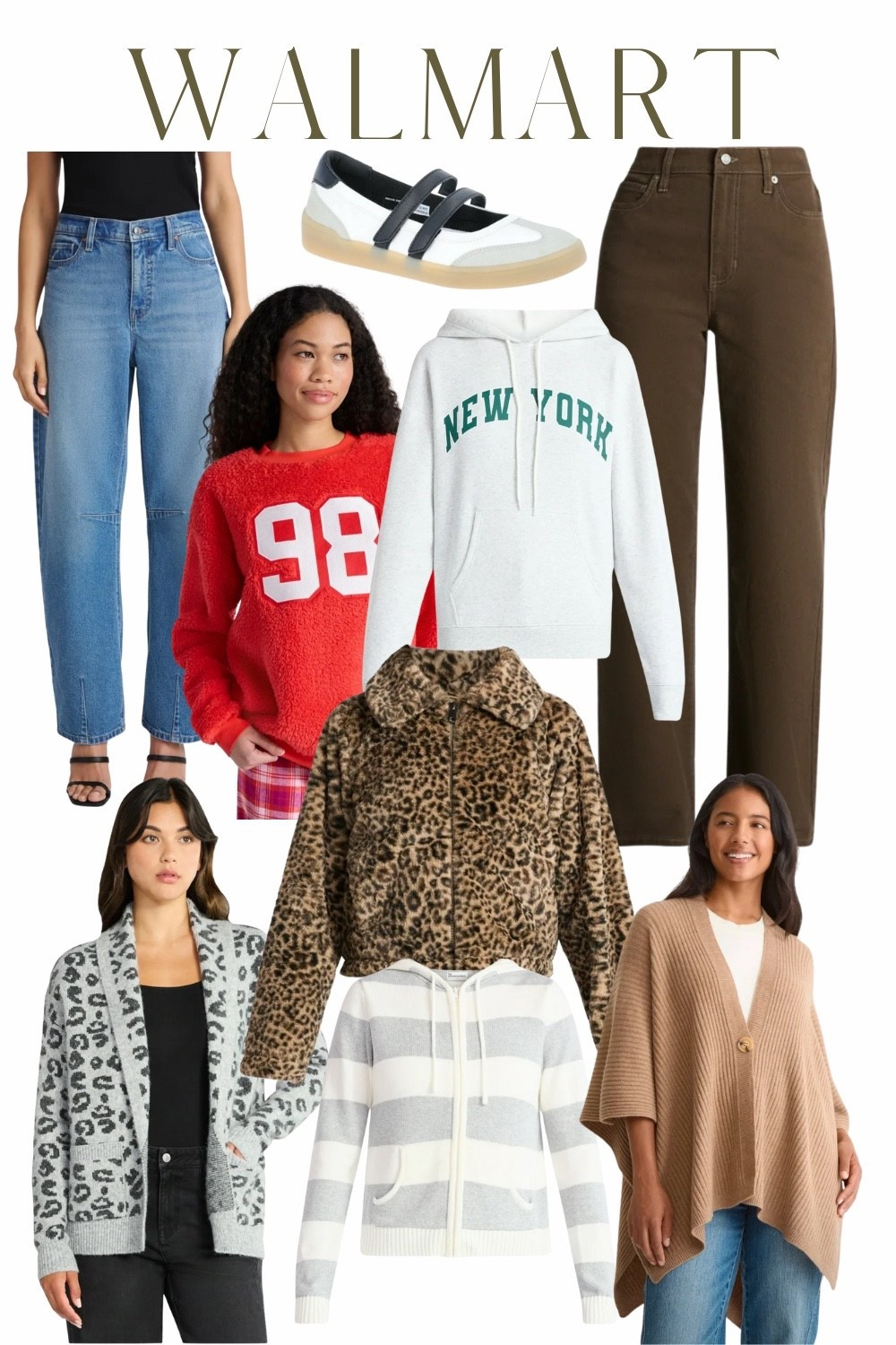 Walmart new arrivals, barn jacket, brown jeans, blanket sweater, graphic sweatshirt 

#LTKSeasonal #LTKStyleTip #LTKFindsUnder50