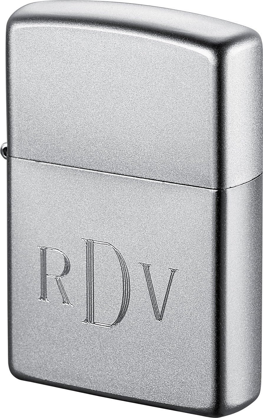 Personalized Zippo Lighter with Roman Monogram - Free Engraving | Amazon (US)