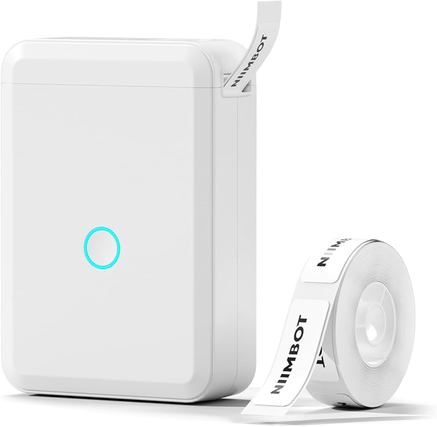 NIIMBOT D110 Label Maker Machine with Tape, Small Label Printer Bluetooth Connection Multiple Tem... | Amazon (US)