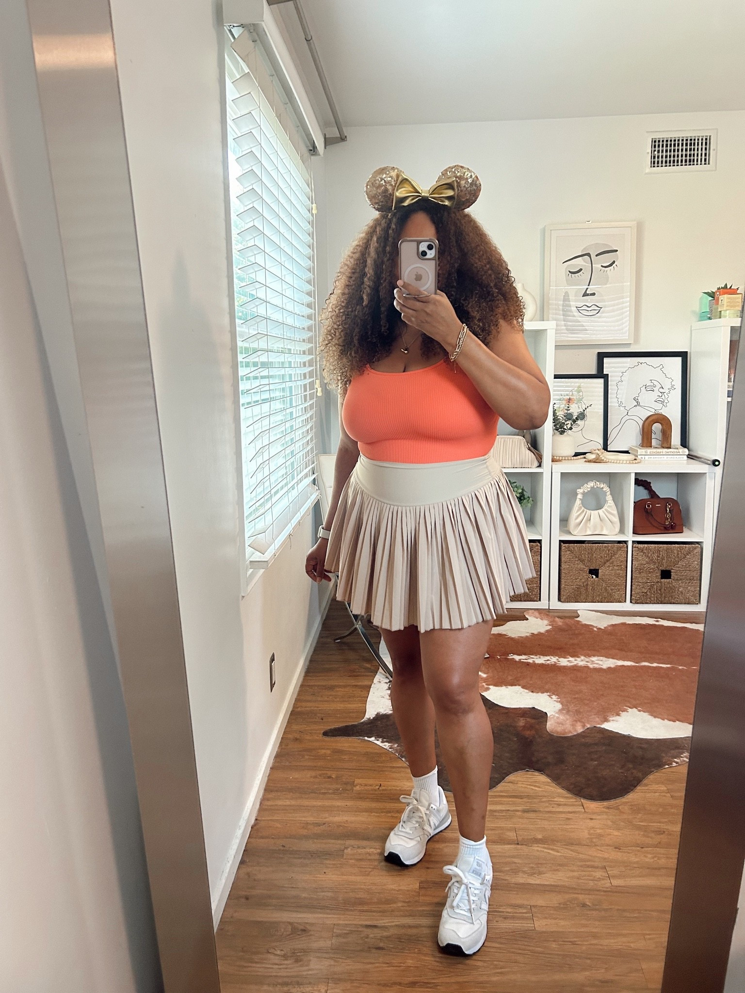 Disney bound 🐭 outfit for curves. This is the perfect combo for a Disney day! Bodysuit size l and skort xl. 🫶🏾

#LTKootd #LTKOver40 #LTKMidsize