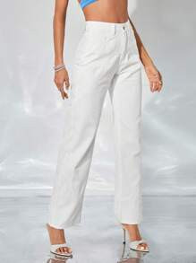 SHEIN BAE Straight Leg Jeans | SHEIN