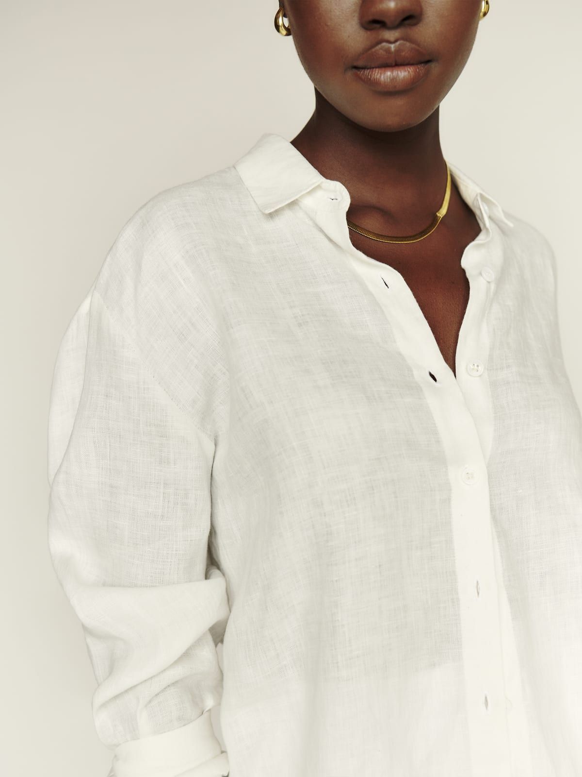 Preston Linen Top | Reformation (US & AU)