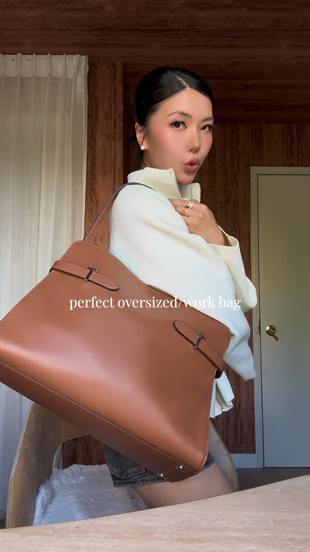 Large soft tote bag 🤎 xxl, large, and medium size

#LTKTravel #LTKWorkwear #LTKootd