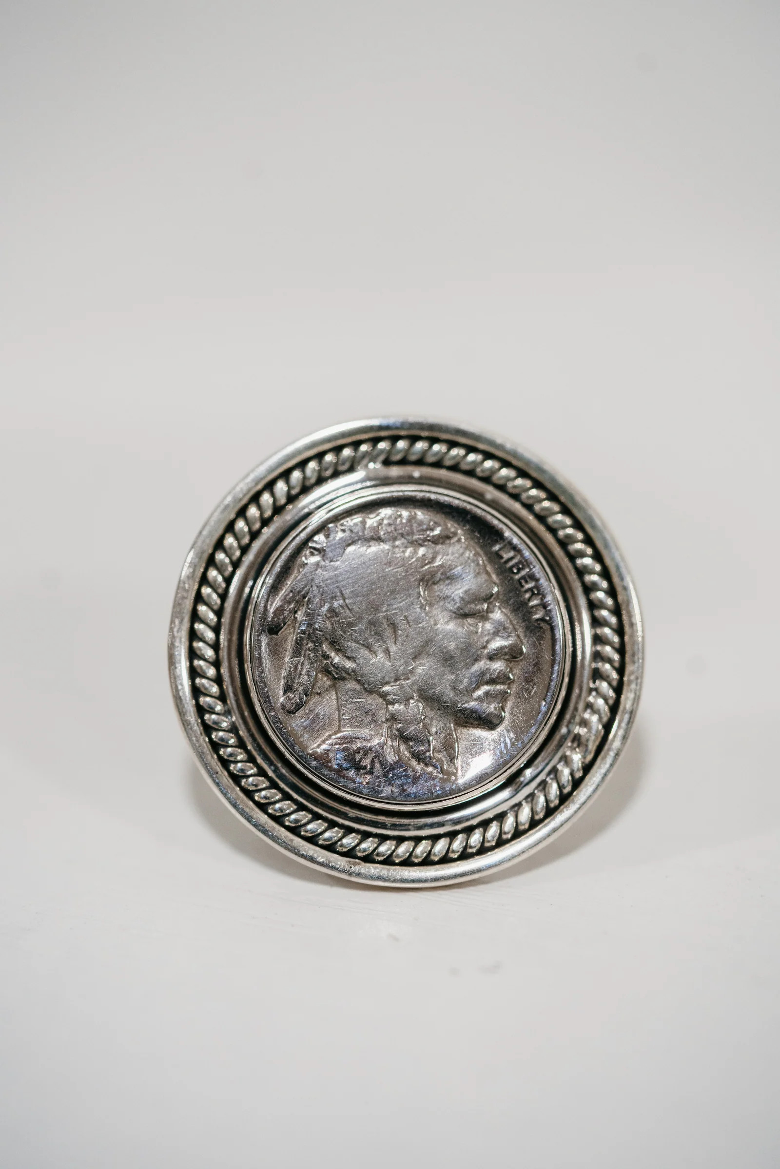 Silver Coin Ring | Goldie Lew Jewelry