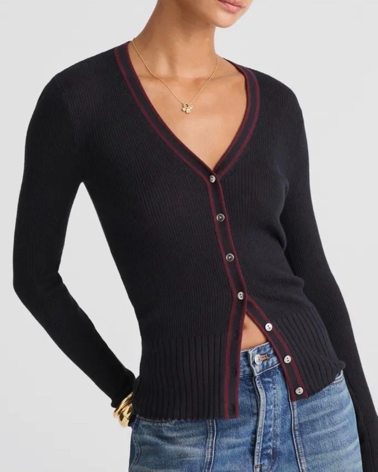 Cardigan 
Jeans #LTKHoliday

#LTKFindsUnder100