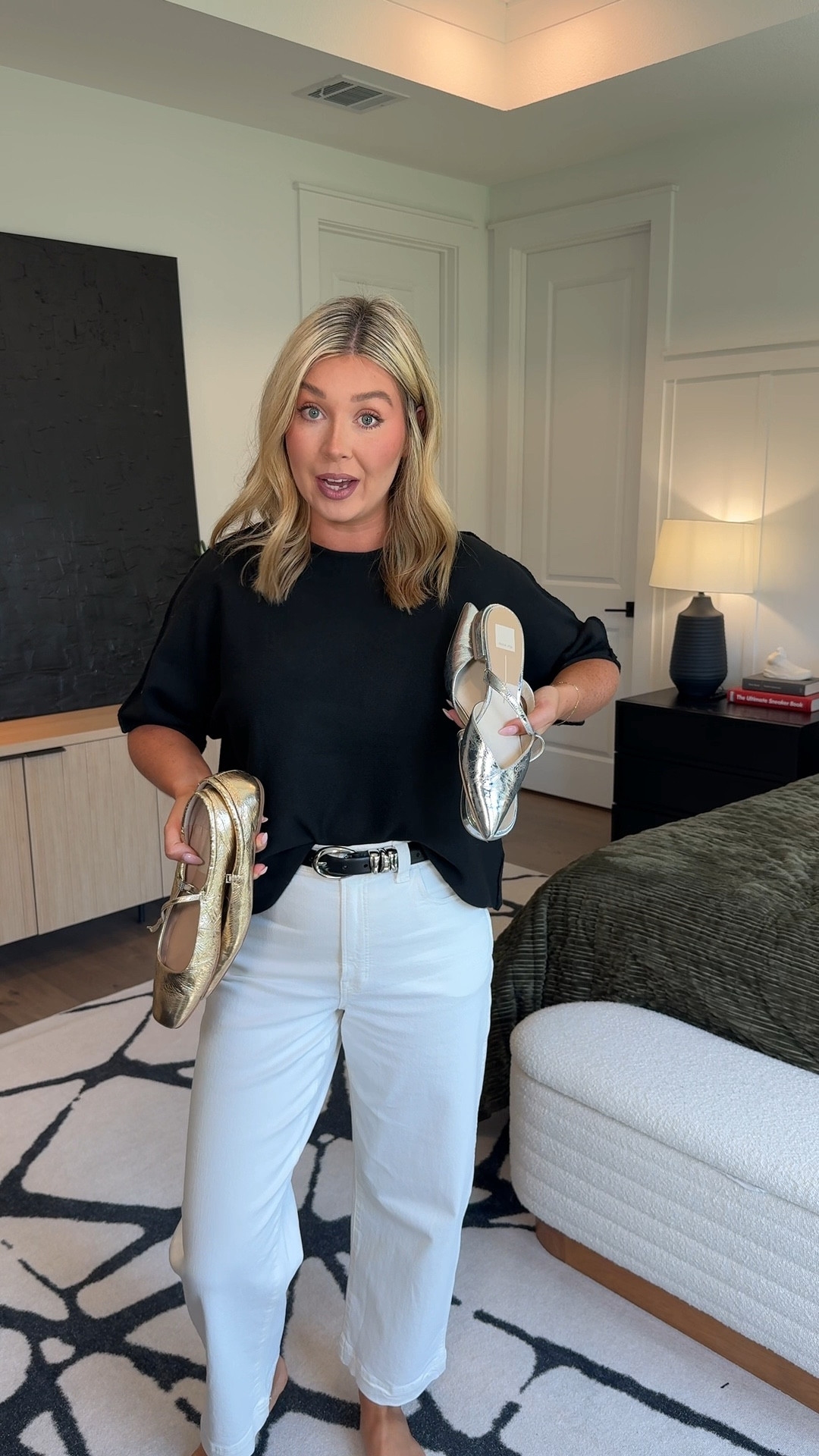 Styling tip + workwear outfit Inspo for business casual & teachers. Top is a medium. Jeans are in a 29 and they run big  

#LTKWorkwear #LTKStyleTip #LTKMidsize