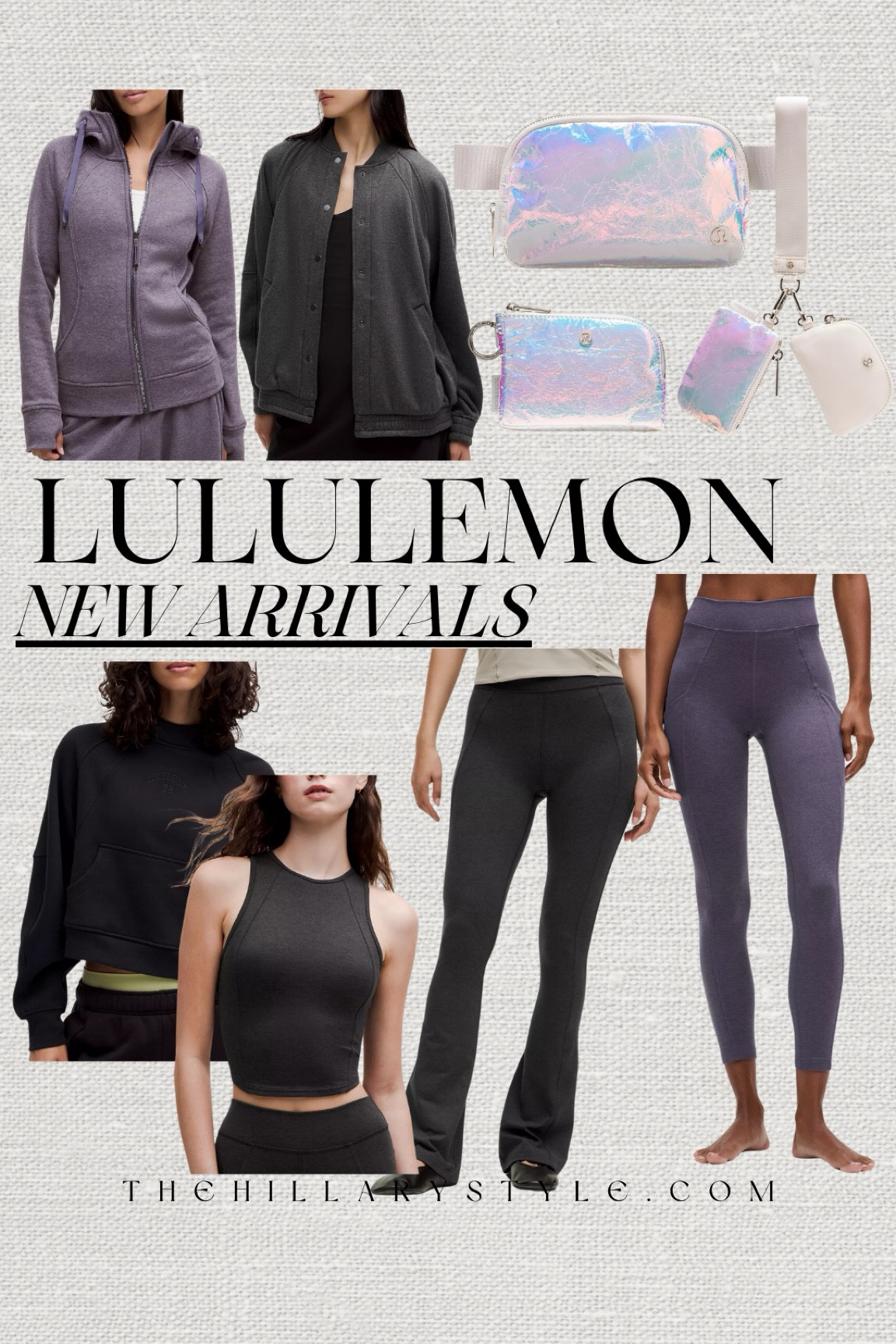 LULULEMON New Arrivals: soft sueded high-rise tight, soft sueded split hem mini flare leggings, soft sueded cropped tank, scuba varsity jacket, plush scuba zip hoodie, oversized scuba graphic hoodie, iridescent belt bag, iridescent wristlet, iridescent clippable card pouch 

#LTKStyleTip #LTKActive #LTKSeasonal