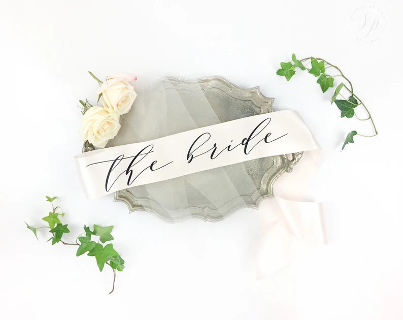 The Bride Sash Bachelorette Sash Bride to Be Sash Bride - Etsy | Etsy (US)