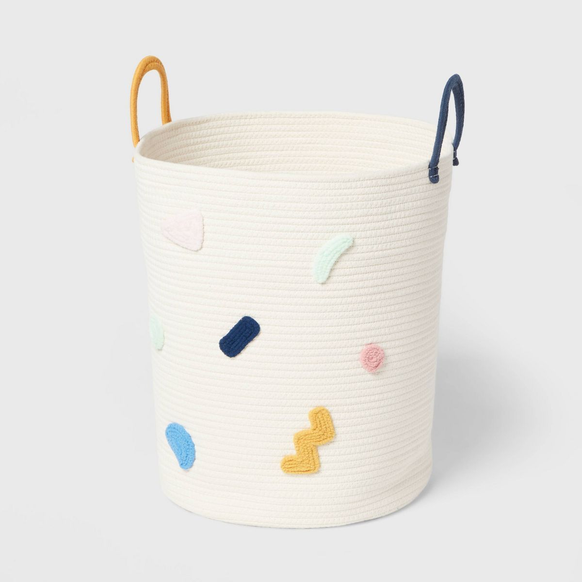 Color Block Coiled Rope Floor Kids' Storage Basket - Pillowfort™ | Target