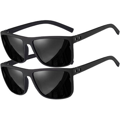 grinderPUNCH Polarized Sunglasses for Men Lightweight TR90 Frame UV400 Protection Square Sun Glasses for Driving Fishing Golf - 2 Pack | Target