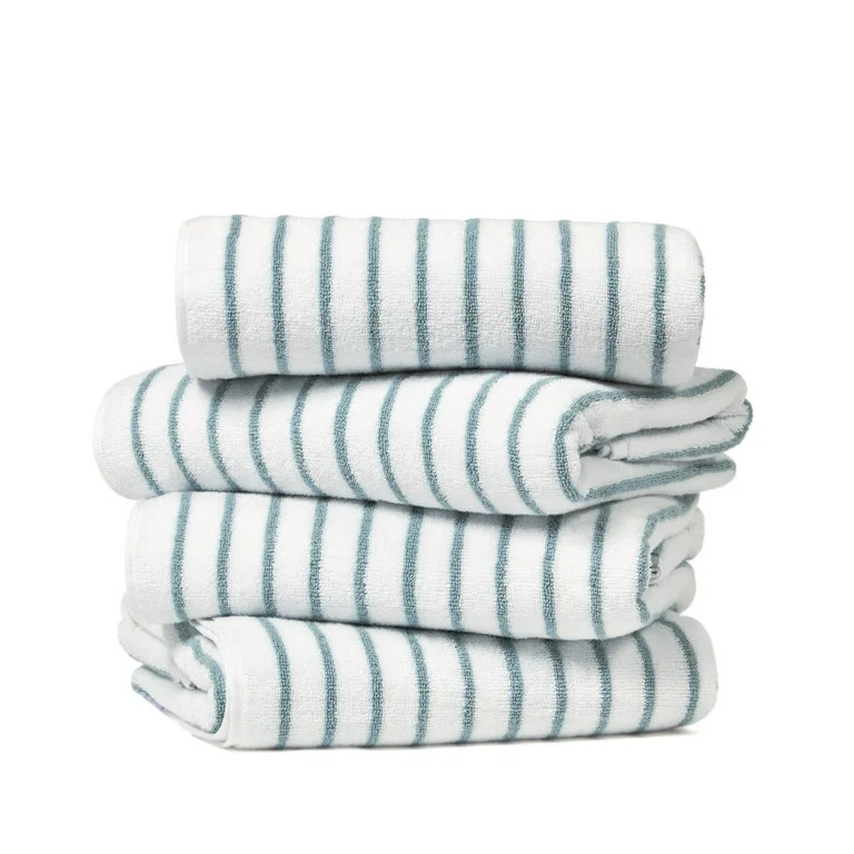 Comfort Canopy - Cabana Stripe Beach Pool Towels - 100% Ring Spun Cotton, Ultra Soft, Plush and H... | Walmart (US)
