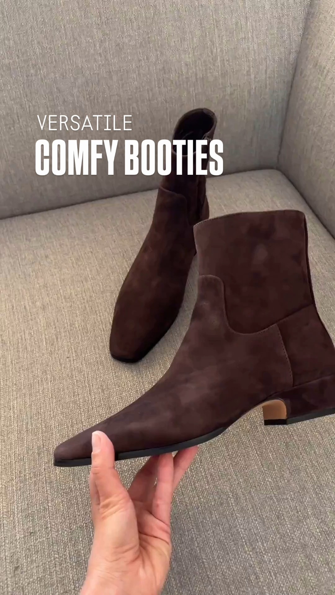 Brown suede booties are true to size

Very comfy!



#LTKOver40 #LTKFindsUnder100 #LTKWorkwear