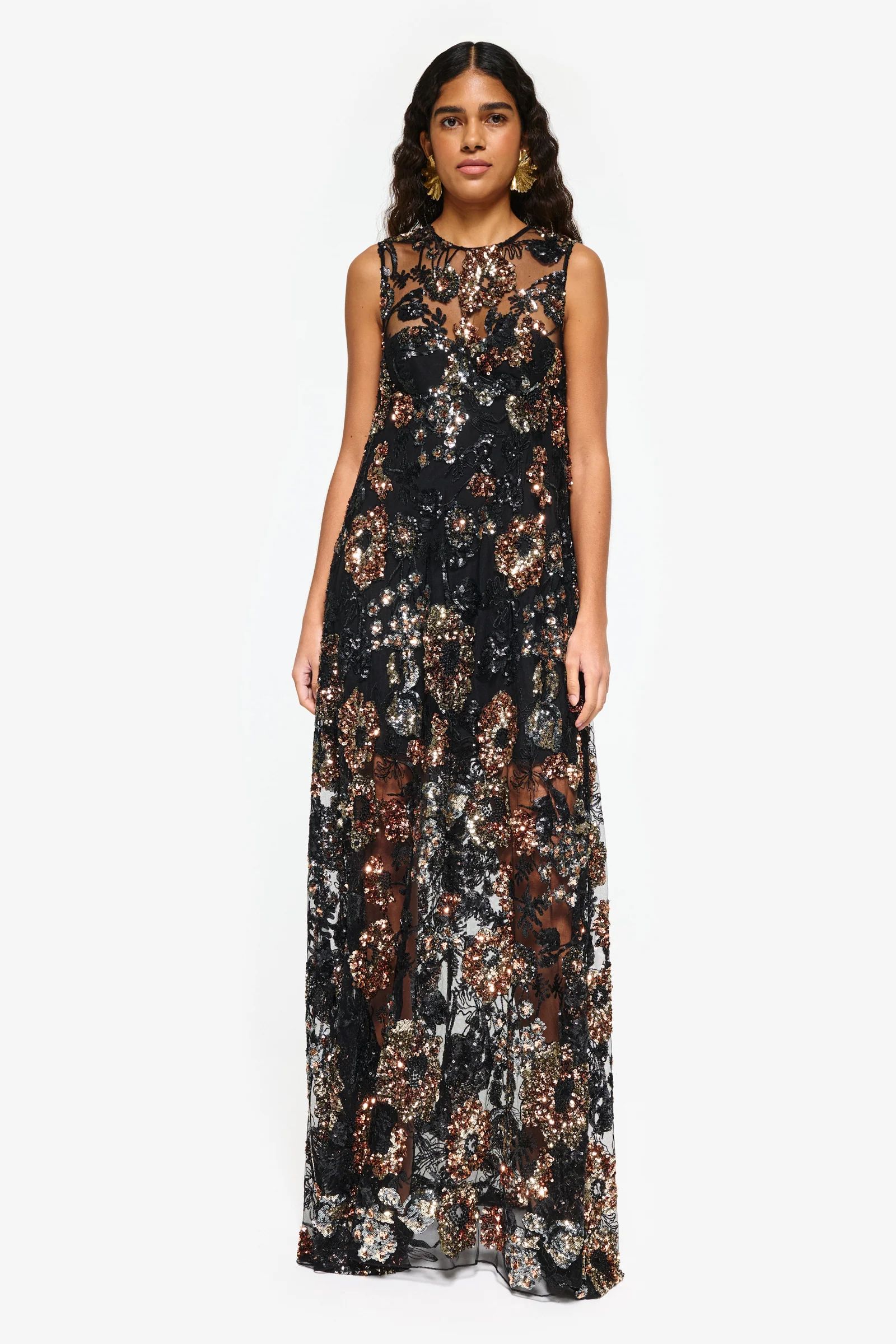 Maja Embroidered Gown | COUPER