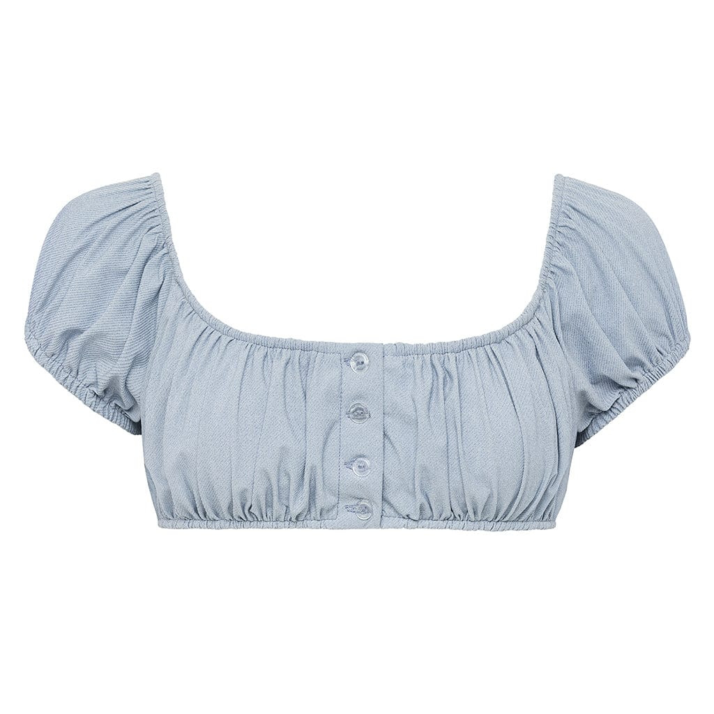 Light Denim Bandita Bikini Top | Montce