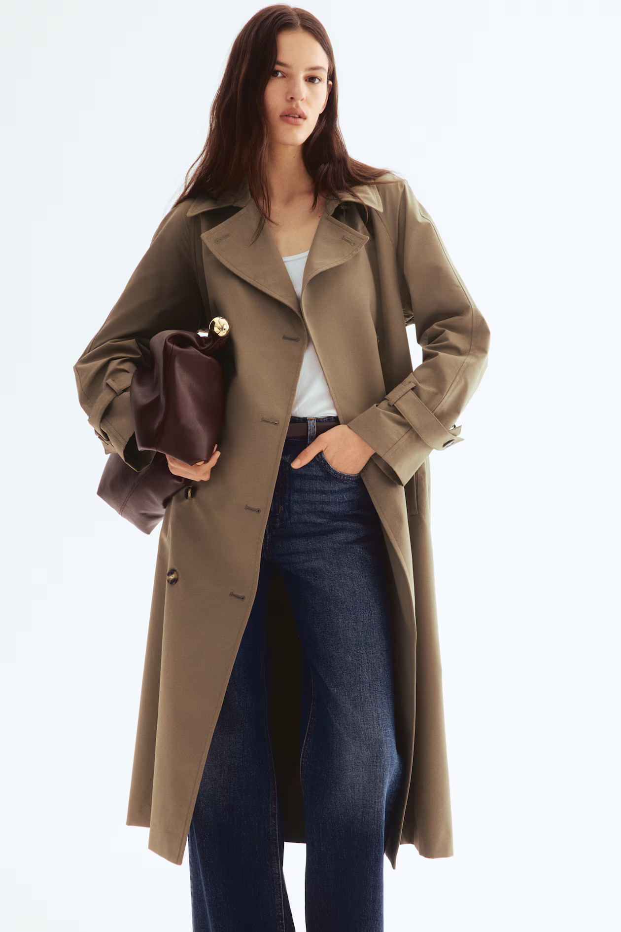 Double-breasted trenchcoat | H&M (UK, MY, IN, SG, PH, TW, HK)