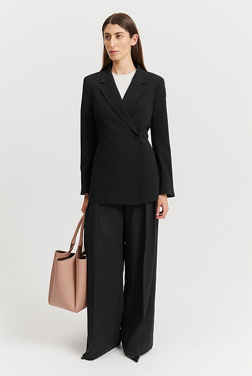 Longline Slim Blazer | Country Road