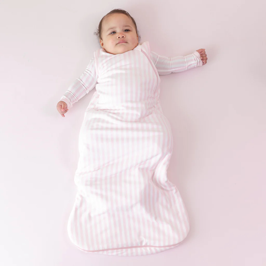 Sleep Bag in Small Sakura Stripe 1.0 | Kyte Baby