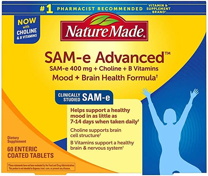 Amazon.com: Nature Made SAM-e Complete 400 mg - 60 Enteric Coated Tablets : Health & Household | Amazon (US)