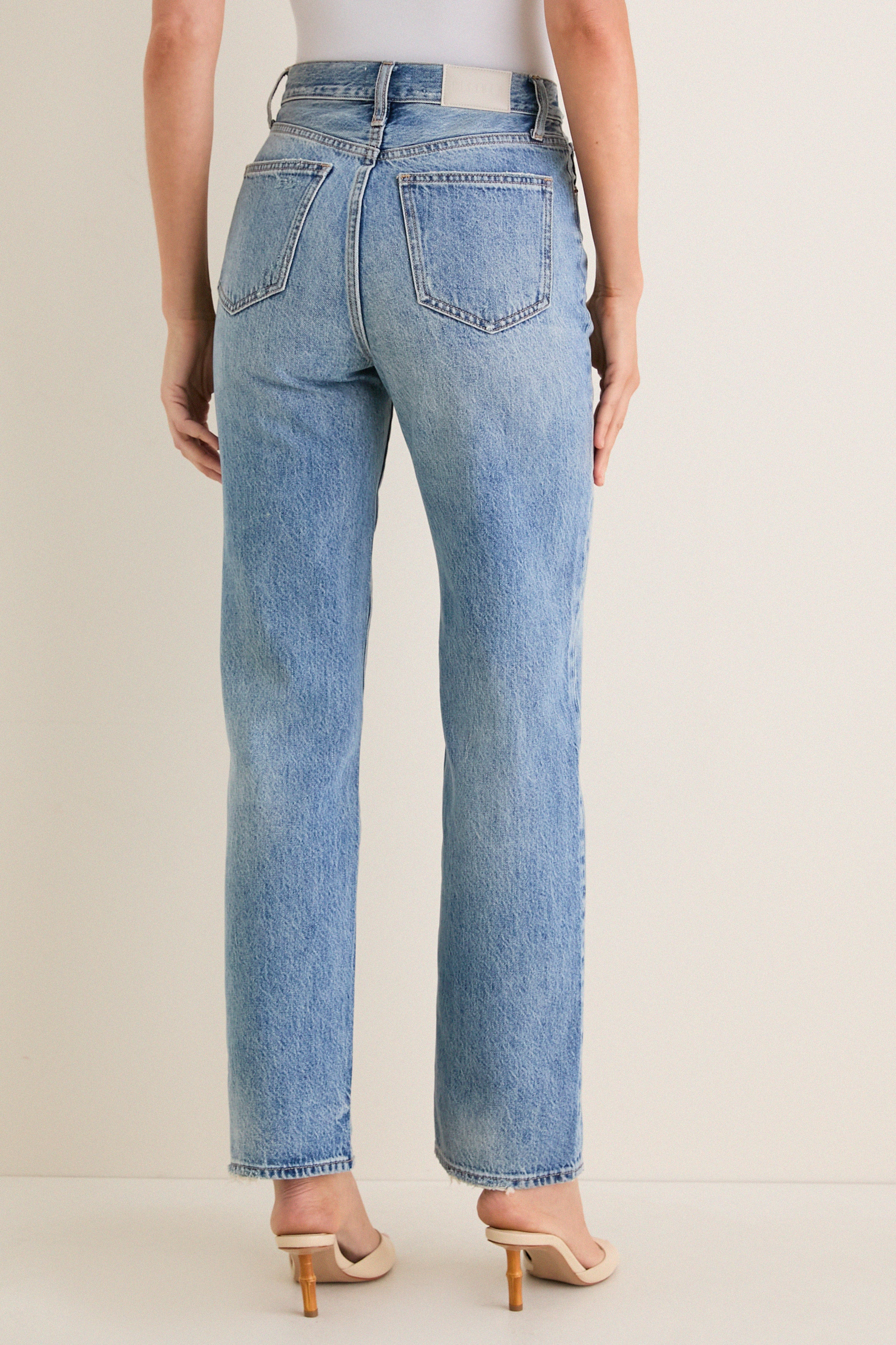 Serpentine Vintage Cassie Super High Rise Straight | Tuckernuck (US)