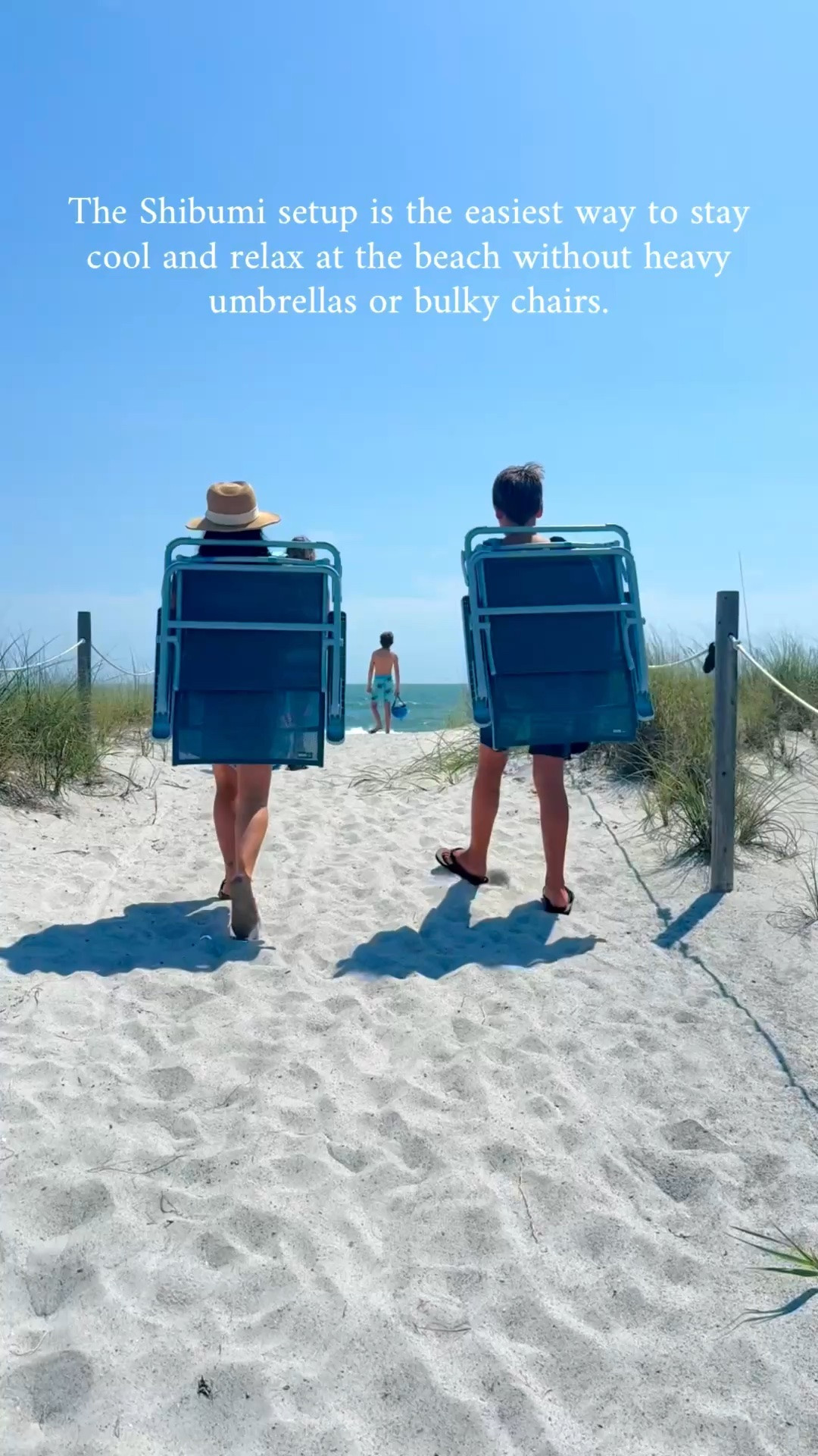 Summer beach setup, best chairs and shade easy to carry and setup solo