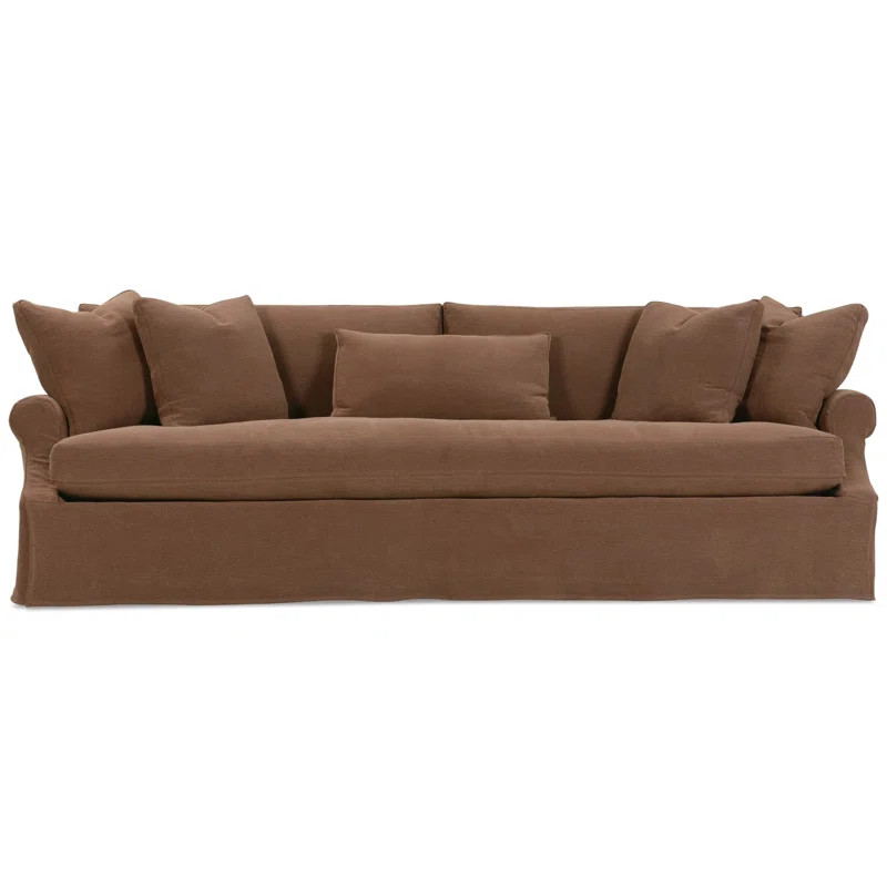 Rowe Furniture Baked Clay Bristol Slipcovered Sofa | Wayfair | Wayfair North America