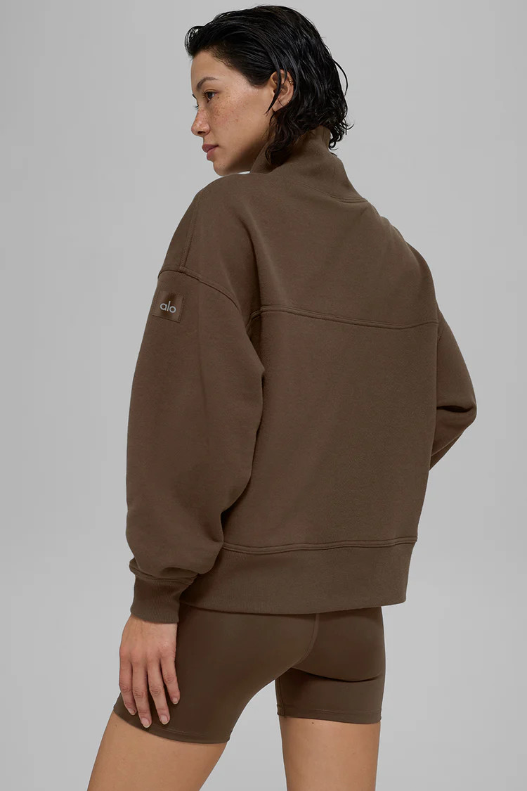 Hazy Mock Neck Pullover | Alo Yoga (US)