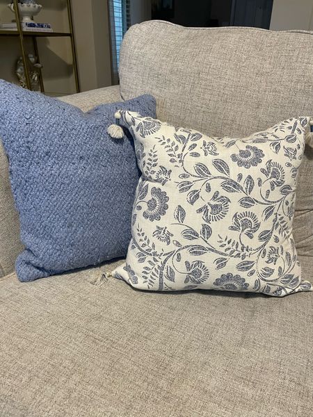 My pillows are on sale right now! I have four of the blue and white patterned pillows and two of the cornflower blue pillows. 

#LTKhome #LTKFind #LTKsalealert