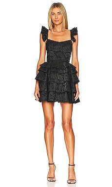 V. Chapman Patisserie Dress in Black Macaron from Revolve.com | Revolve Clothing (Global)