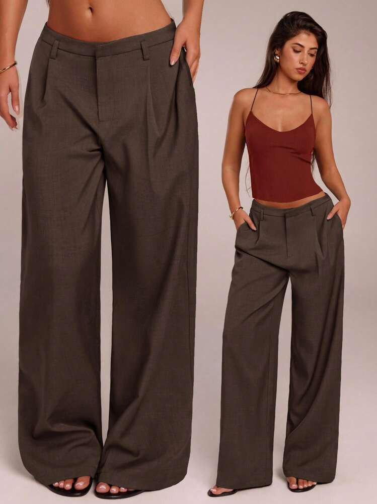 Low rise trousers | SHEIN