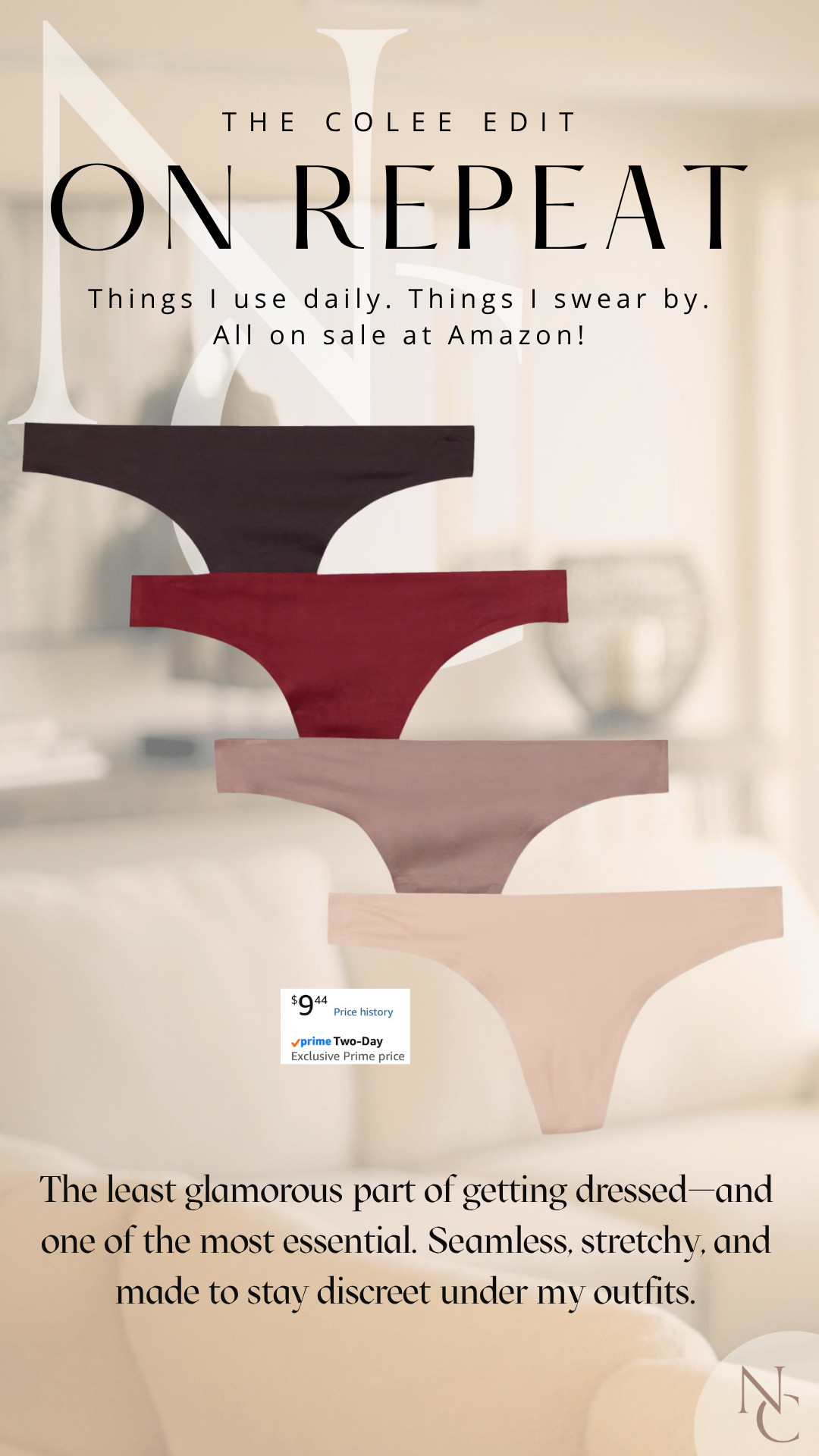 1. Not glamorous. Extremely necessary. 😂 These are the seamless, stretchy, disappears-under-everything kind of underwear I reach for constantly. Under $10 today during the Amazon sale, which makes this a very good stock-up situation. 

 #LTKdayinmylife #LTKgrwm #LTKSaleAlert