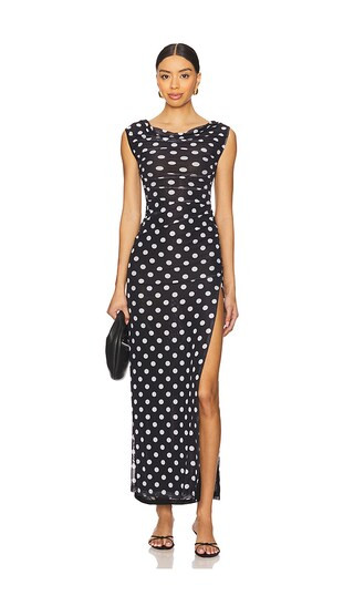 Cora Maxi Dress in Black | Revolve Clothing (Global)