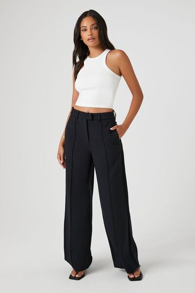 High-Rise Trouser Pants | Forever 21 (US)