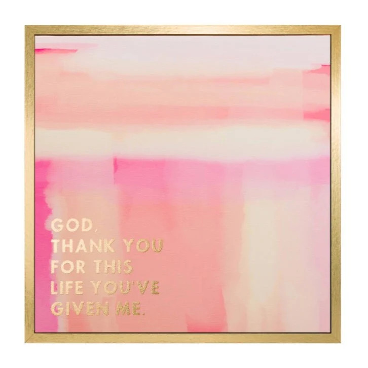 Thank You For This Life Wall Art | Thimblepress