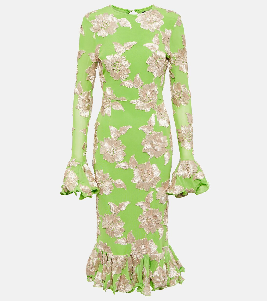 Appliqué midi dress | Mytheresa (US/CA)