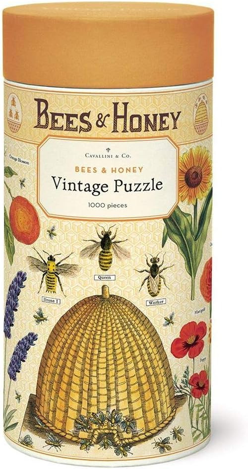 Amazon.com: Cavallini Papers & Co. Bees & Honey 1,000 Piece Puzzle, Multi : Toys & Games | Amazon (US)