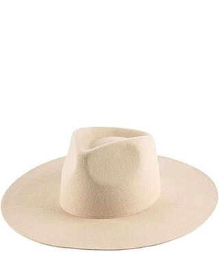 Gigi Pip Wesley Wide Brim Wool Fedora Hat - M/L | Dillard's