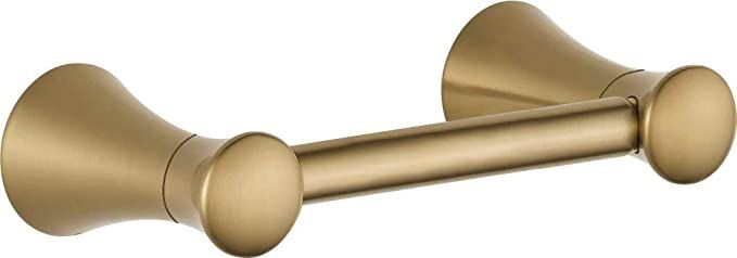 Delta Faucet Bathroom Accessories 73850-CZ Lahara Pivoting Toilet Paper Holder, Champagne Bronze | Amazon (US)
