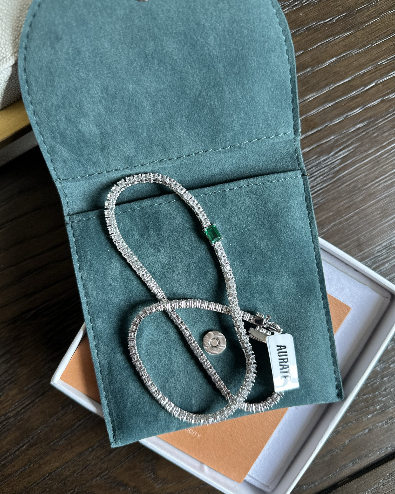 May I introduce you to my newest obsession #aurateny jewelry 😍🙌🏻  I chose this gorgeous white sapphire and emerald necklace for my next date night out ✨💎🥂  They have beautiful timeless pieces to add to your collection. 35% off all of their tennis styles today!

#LTKParties #LTKWorkwear #LTKSaleAlert