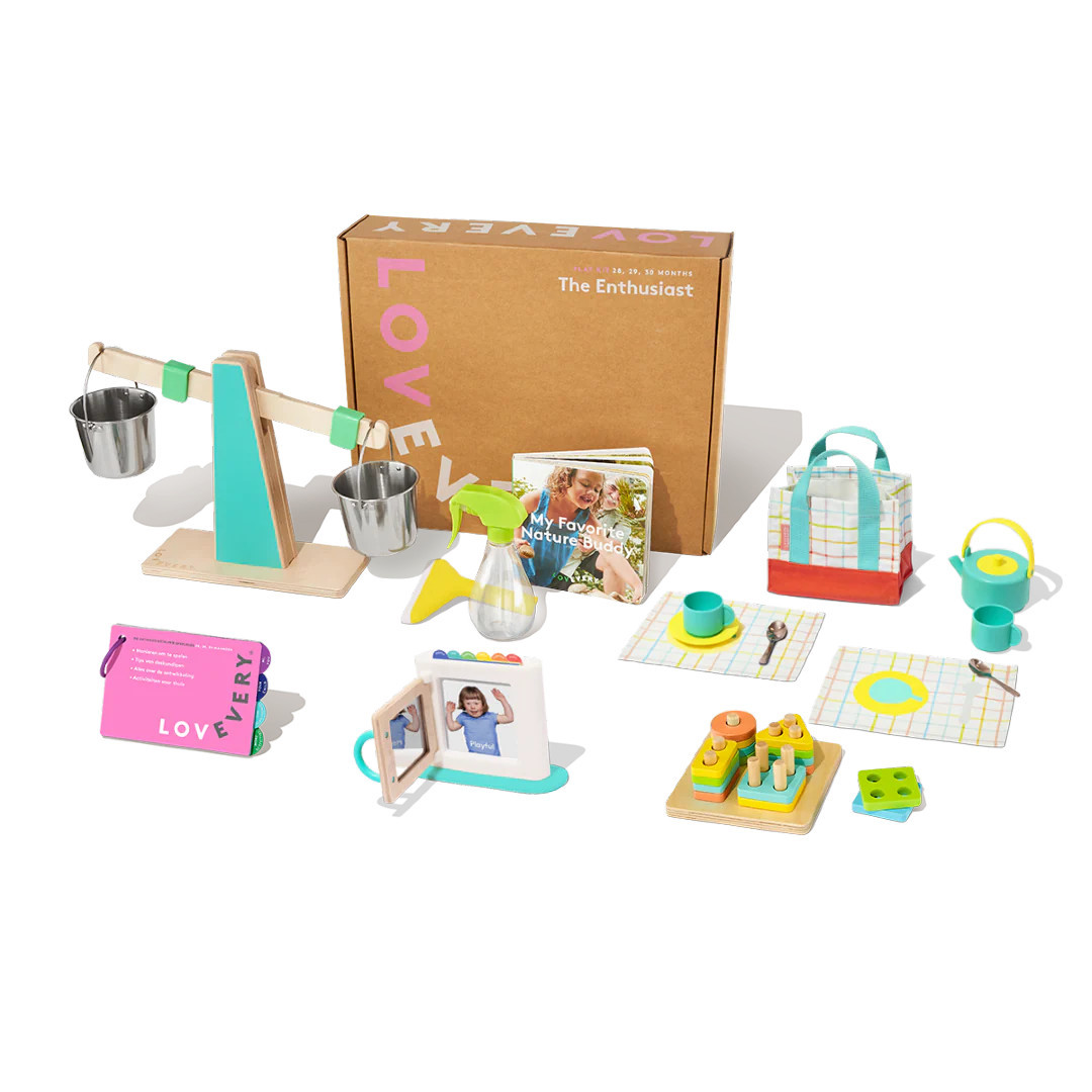 Lovevery Enthusiast Kit | The Play Kits | Toddler Educational Toys For 2 Year Olds | Toddler Early STEM Development Toy Subscription | LOVEVERY