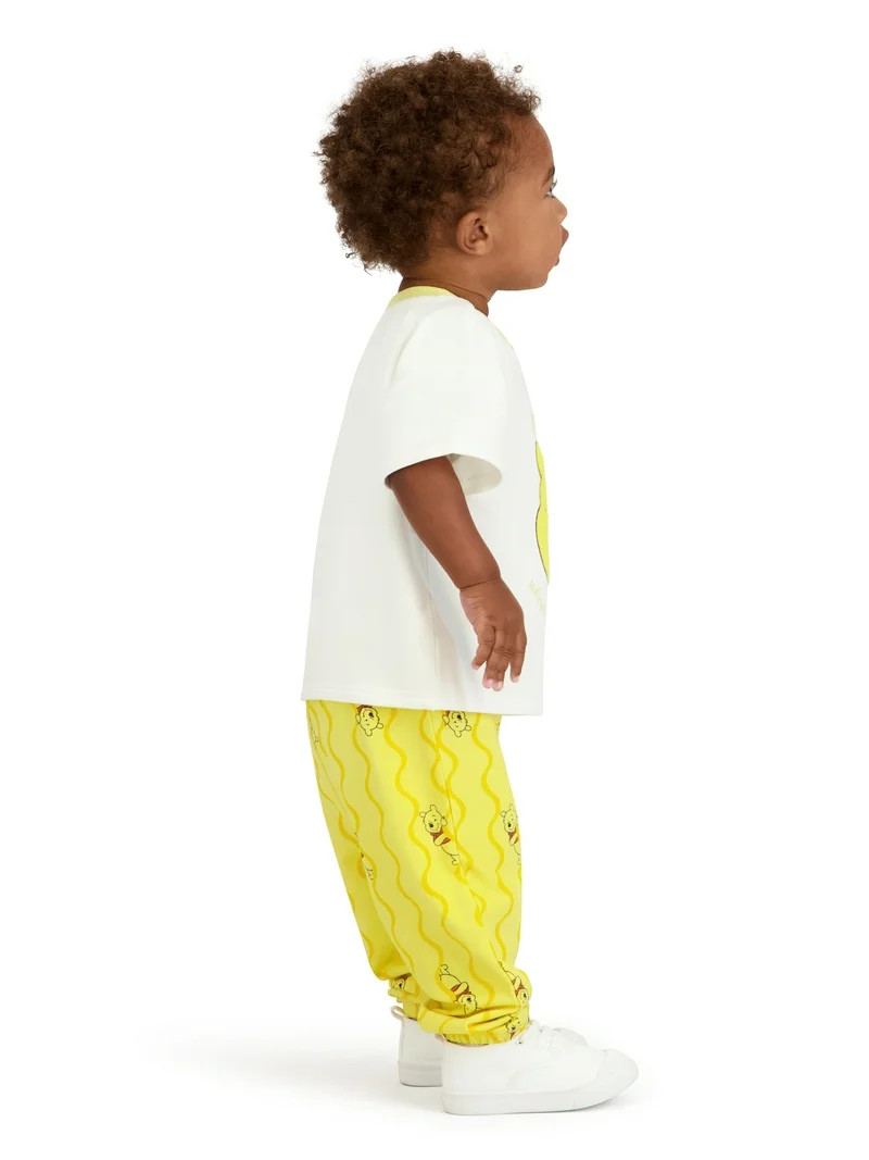 Winnie The Pooh Baby Boy Viscose French Terry Pant Set, Sizes 0-24 Months | Walmart (US)