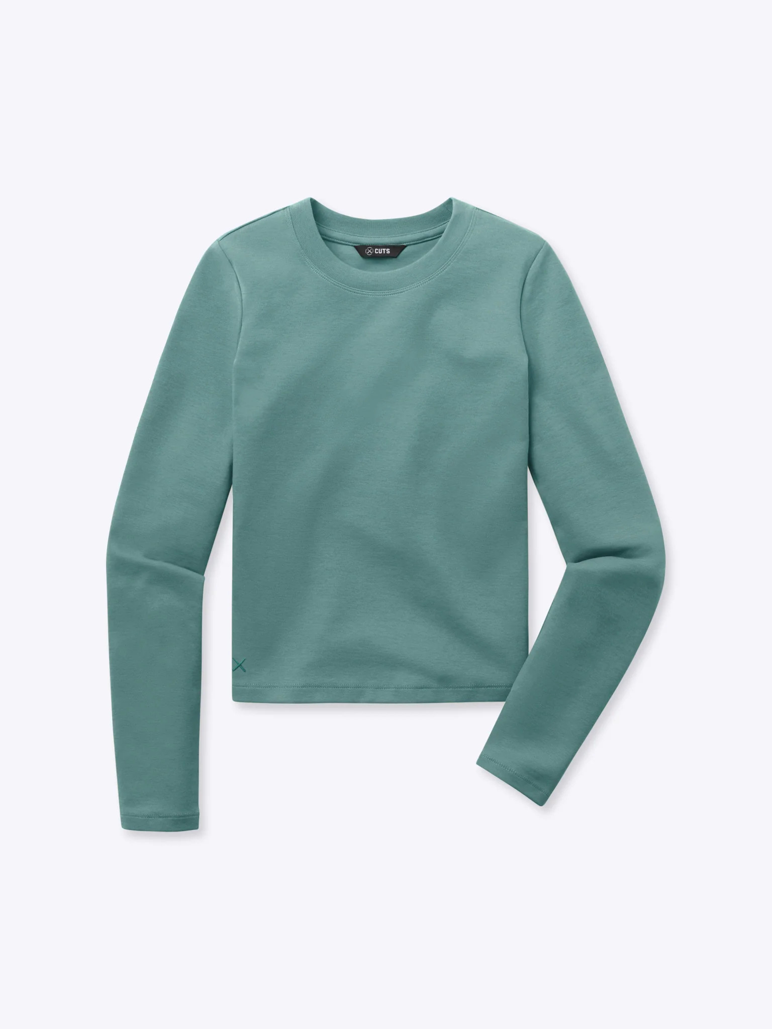 Long Sleeve Tomboy Tee | Juniper Slim-Fit Tomboy-Cotton™ | Cuts Clothing Inc.