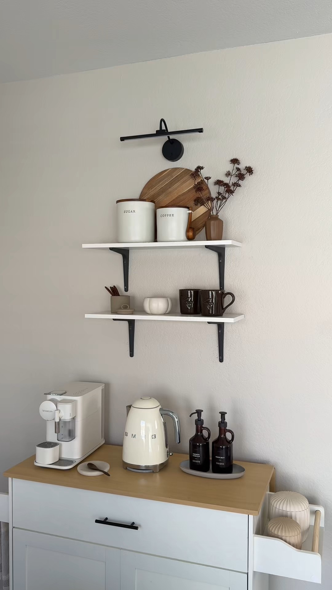 Christmas coffee bar styling ⛄️✨☕️ Made my coffee bar a little extra merry this year 🎅🏼☕ who’s ready for peppermint season? 💕 #HolidayVibes #ChristmasAtHome

#LTKStyleTip #LTKHoliday #LTKHome