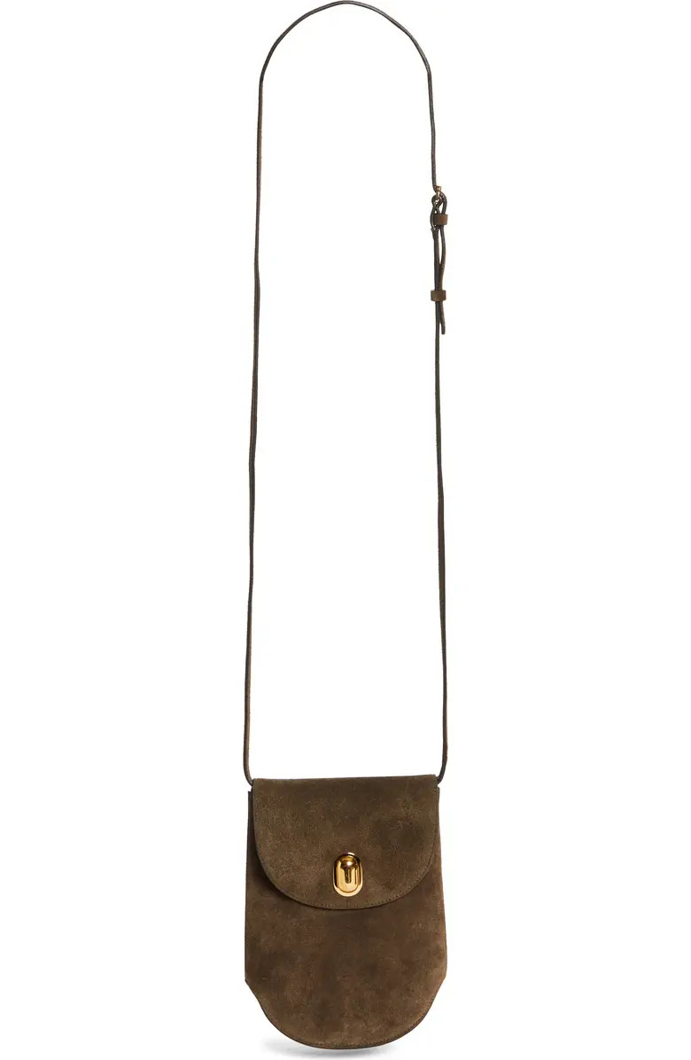 SAVETTE Tondo Suede Crossbody Pouch | Nordstrom | Nordstrom