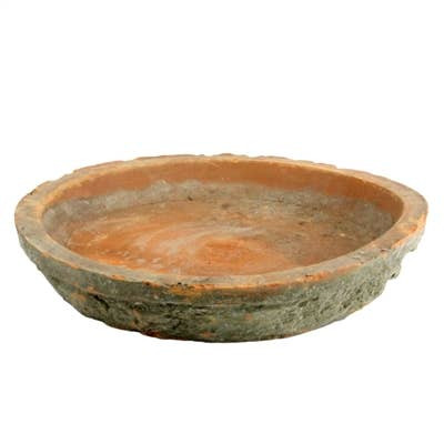 RUSTIC TERRACOTTA SAUCER (MEDIUM) | Cooper at Home